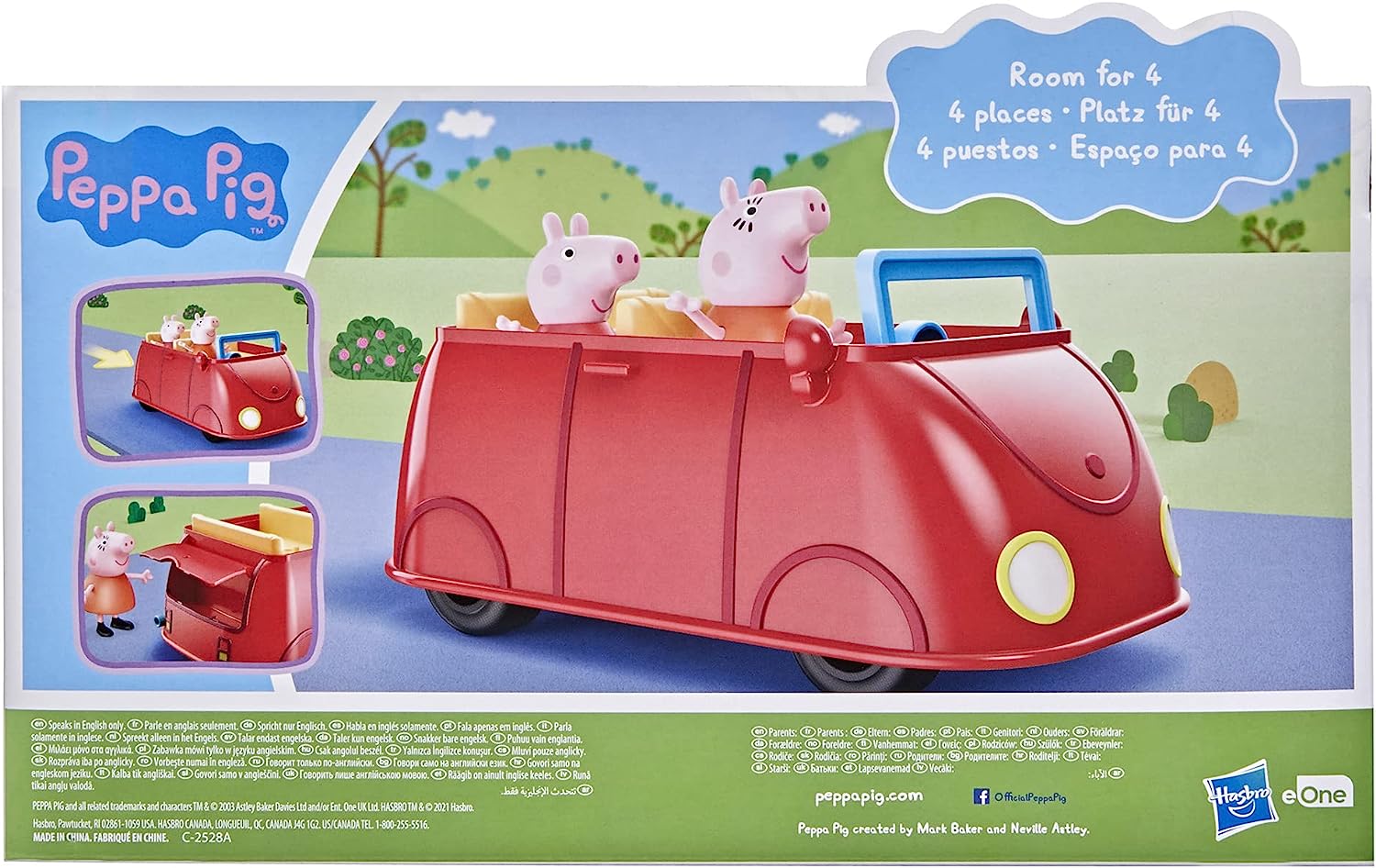 Peppa Pig Family Red Car - Zappies