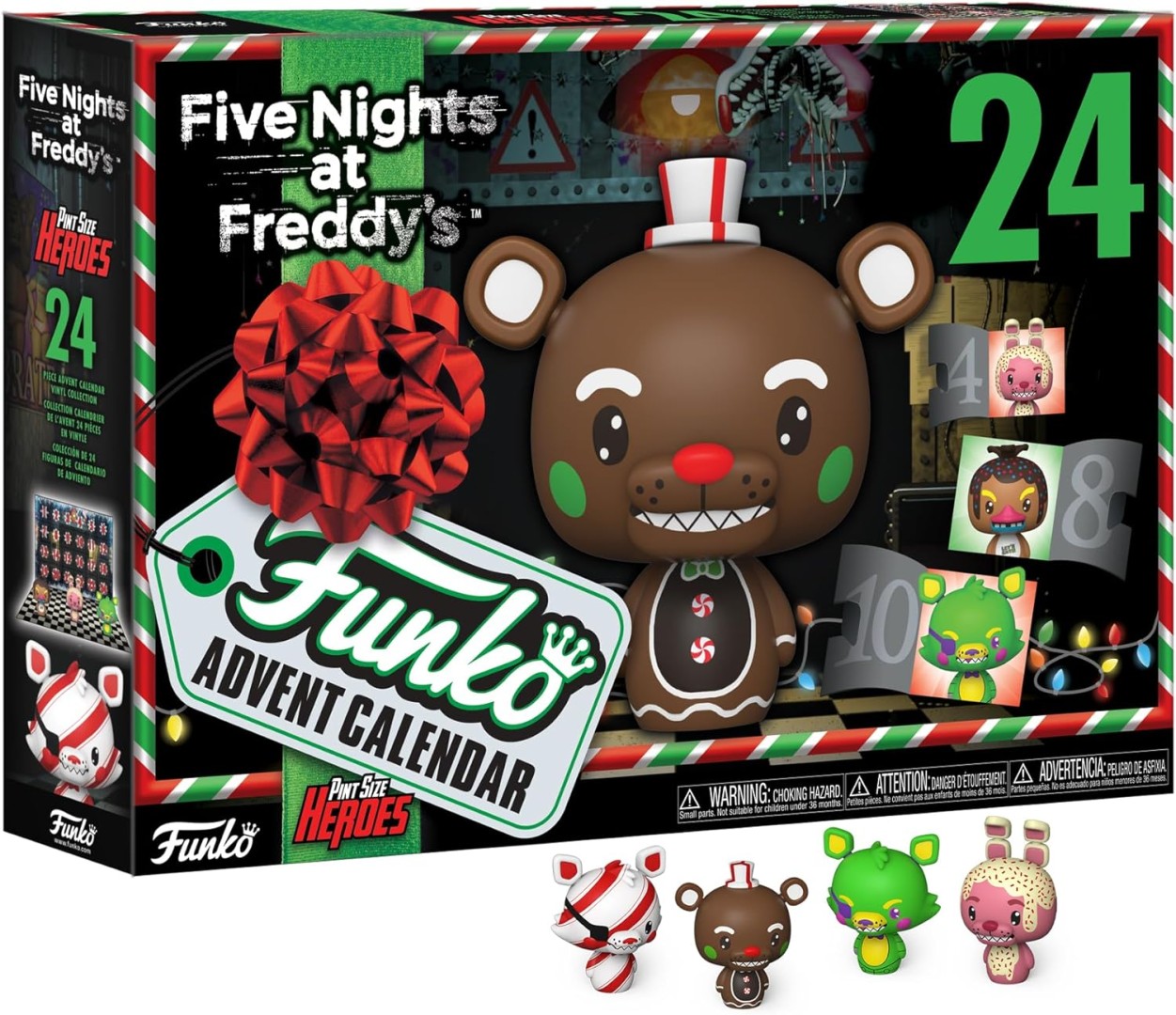 Funko Advent Calendar Fnaf Blacklight Zappies