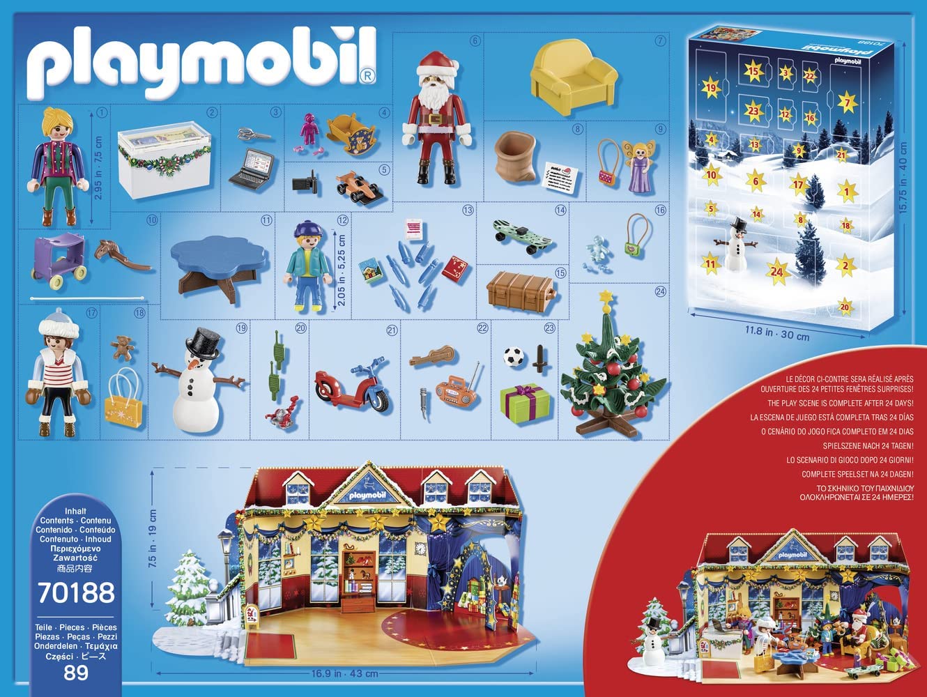 Playmobil Christmas Advent Calendar Zappies
