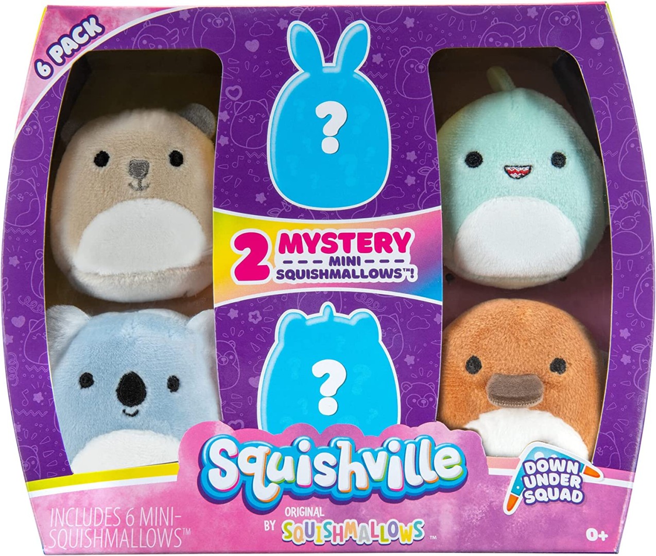 NIP Mini Squishville Mystety Pack Bright Squad 2 inch Squishmallow