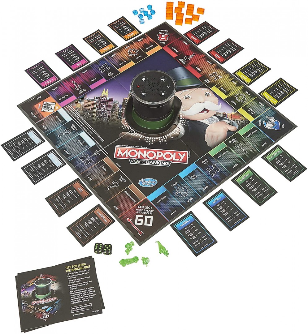 Monopoly Voice Banking Electronic Family Board Game - Zappies